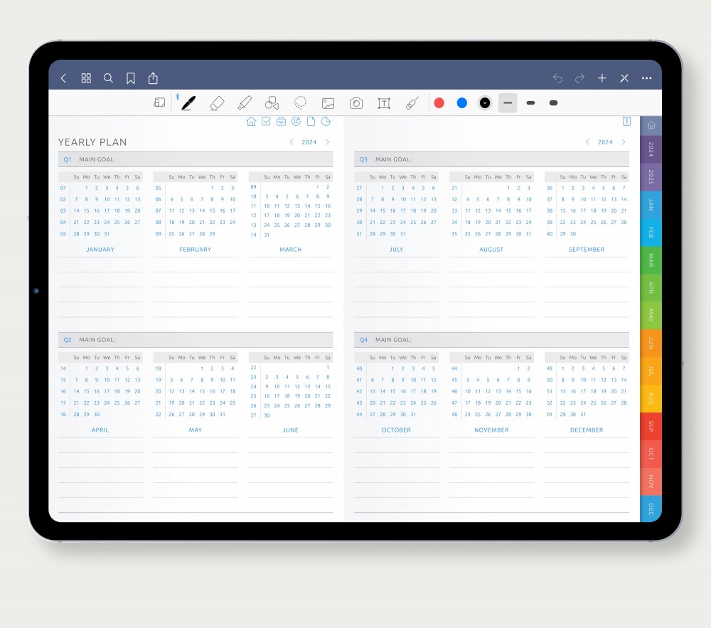 Establish Strategic Objectives  for Digital Planner
