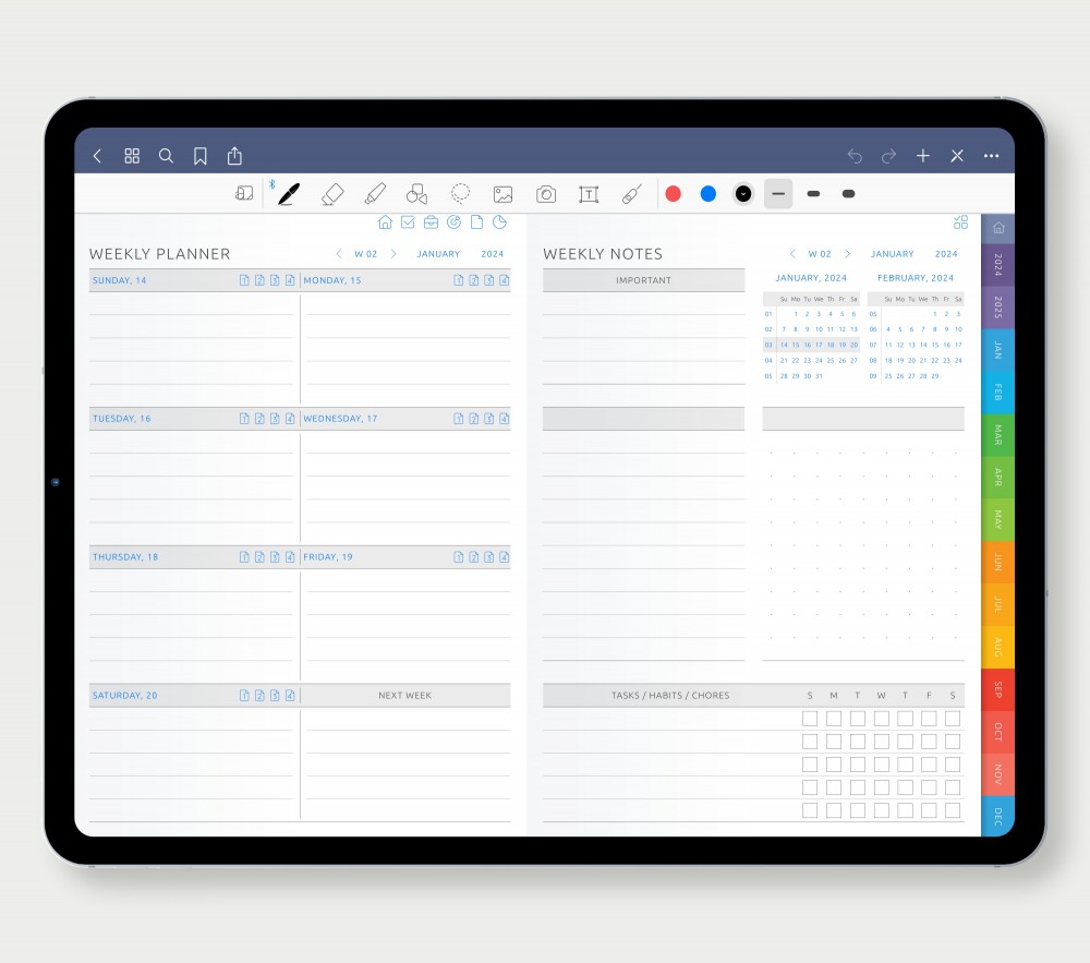 Optimize Your Weeks!  for Digital Planner