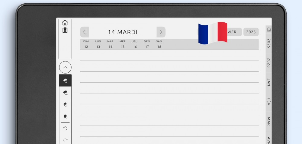 Kindle Scribe Notes Quotidiennes Lignées