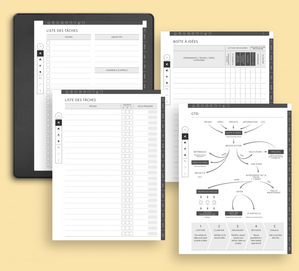 Améliorez votre gestion des tâches! for Kindle Scribe Améliorez votre gestion des tâches! for Kindle Scribe