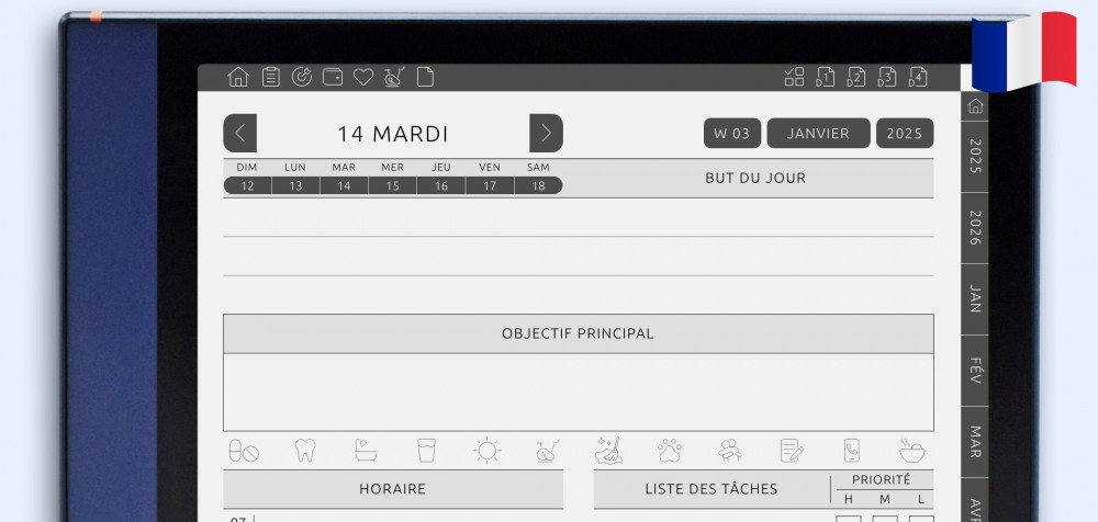 ONYX BOOX Le Planificateur TDAH