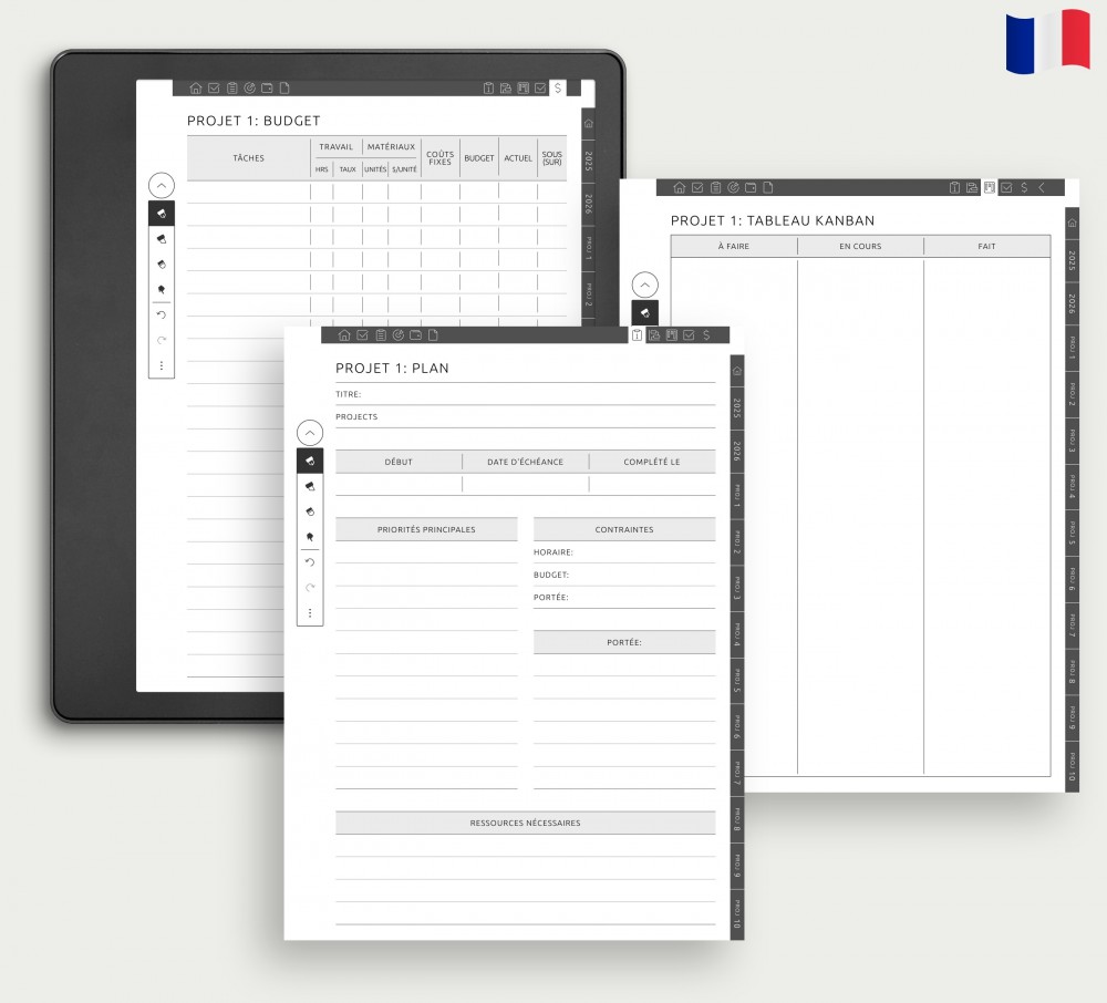 Rationalisez votre gestion de projet avec notre planificateur for Kindle Scribe Rationalisez votre gestion de projet avec notre planificateur for Kindle Scribe