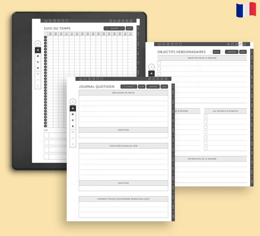 Créez votre agenda parfait : Personnalisez les modèles pour les adapter à votre style de vie for Kindle Scribe Créez votre agenda parfait : Personnalisez les modèles pour les adapter à votre style de vie for Kindle Scribe