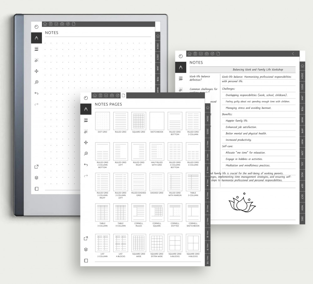 Elevate Your Notes Template for reMarkable