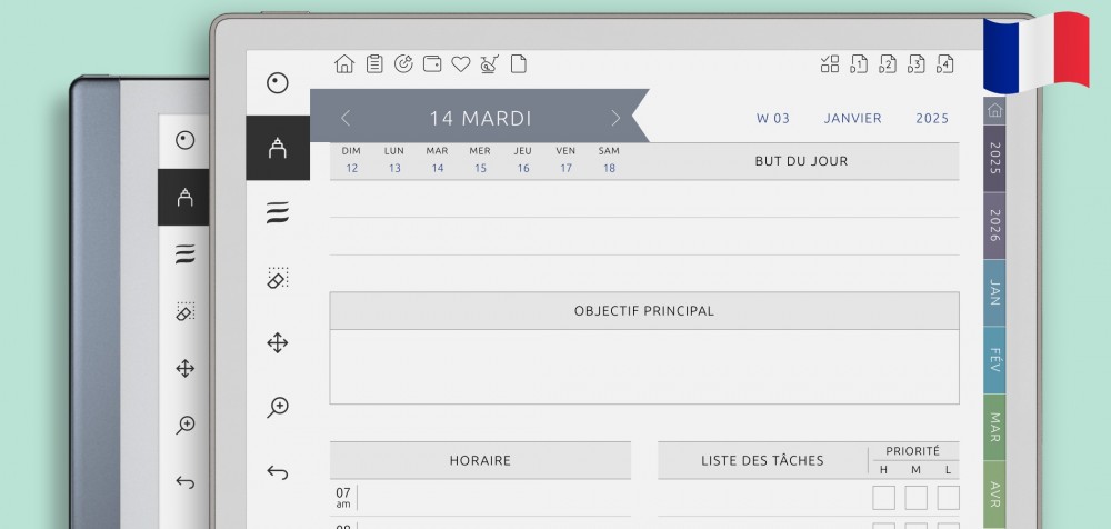 reMarkable Planificateur de vie TDAH
