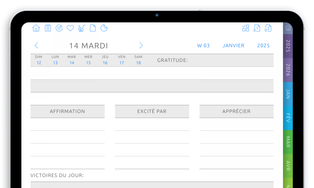 Good Daily Gratitude Digital Planner