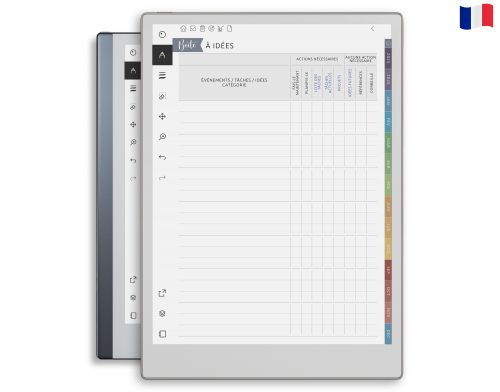 Planificateur de Travail reMarkable