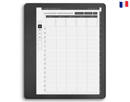 Planificateur Hebdomadaire Kindle Scribe
