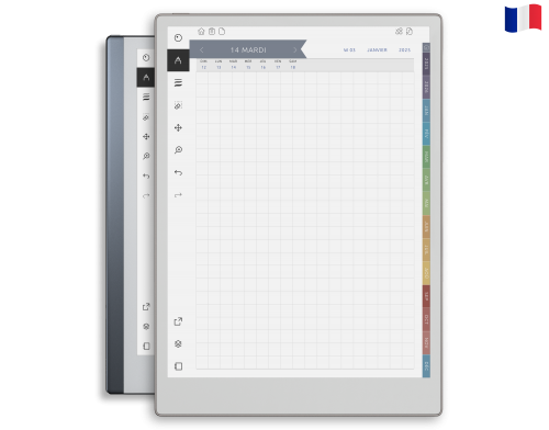 reMarkable – Notes quotidiennes | Pages quadrillées