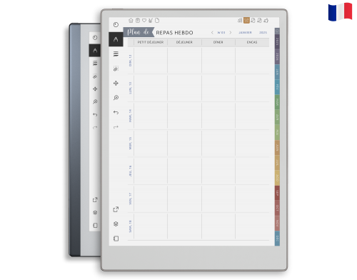 reMarkable – Planificateur de Menus