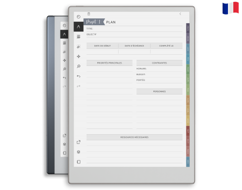 reMarkable – Planificateur de Projets par Sections