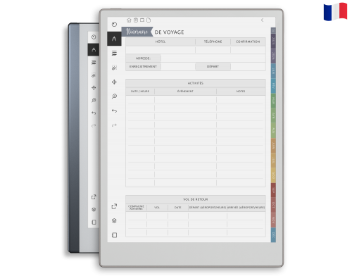 reMarkable Planificateur de Voyage