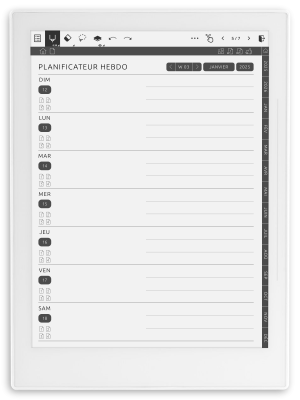 Weekly Journal for Weekly Journal
